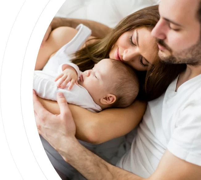 Pareja heterosexual casada o no casada